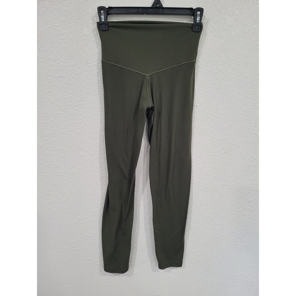 Aerie OFFLINE Real Me 7/8 Leggings High Rise Olive Green Small S #P3